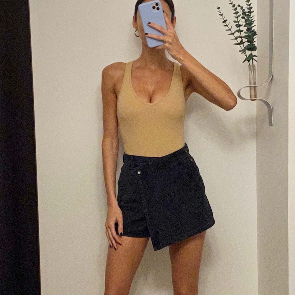 Sexy Nude Beige Bodysuit